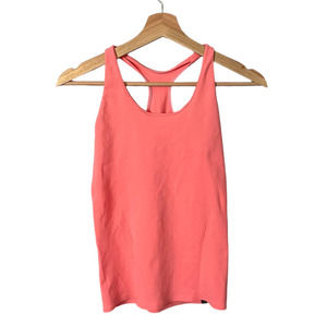 Ivivva Lululemon Girl's Racerback Tank Top in Coral Pink Girl's Size 12